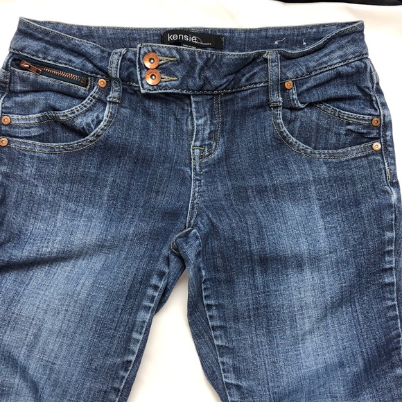 Kensie Blue Medium Rinse Slim Jeans Size 28 - Picture 2 of 7
